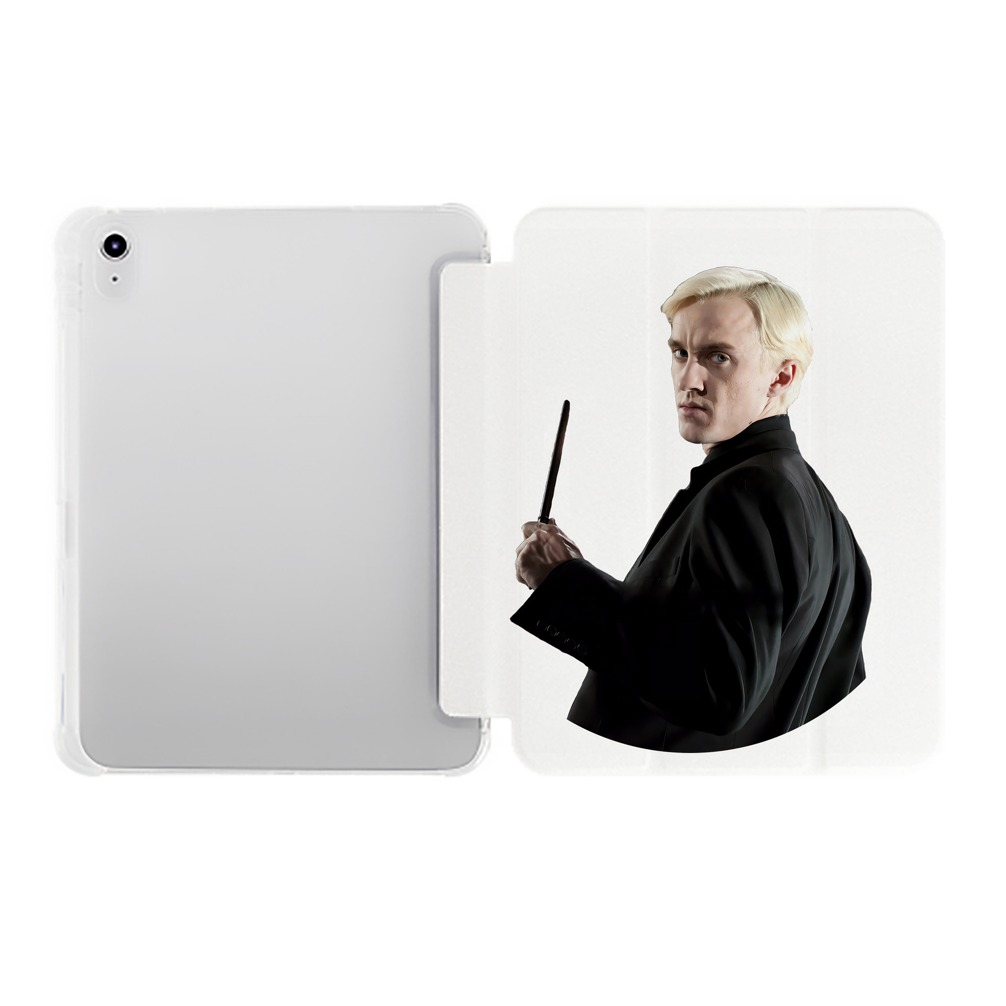 （画像用） Harry Potter ハリー・ポッターシリーズ IPad ケース ペン収納付き 三つ折りスタンド PUレザー×シリコン 対応機種9.5/10.5/10.9インチ